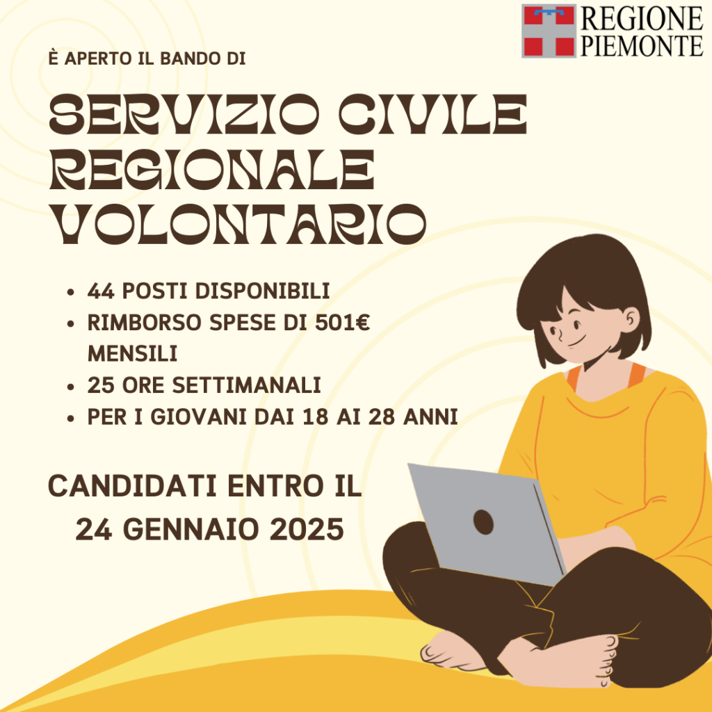 SERVIZIO CIVILE REGIONALE VOLONTARIO