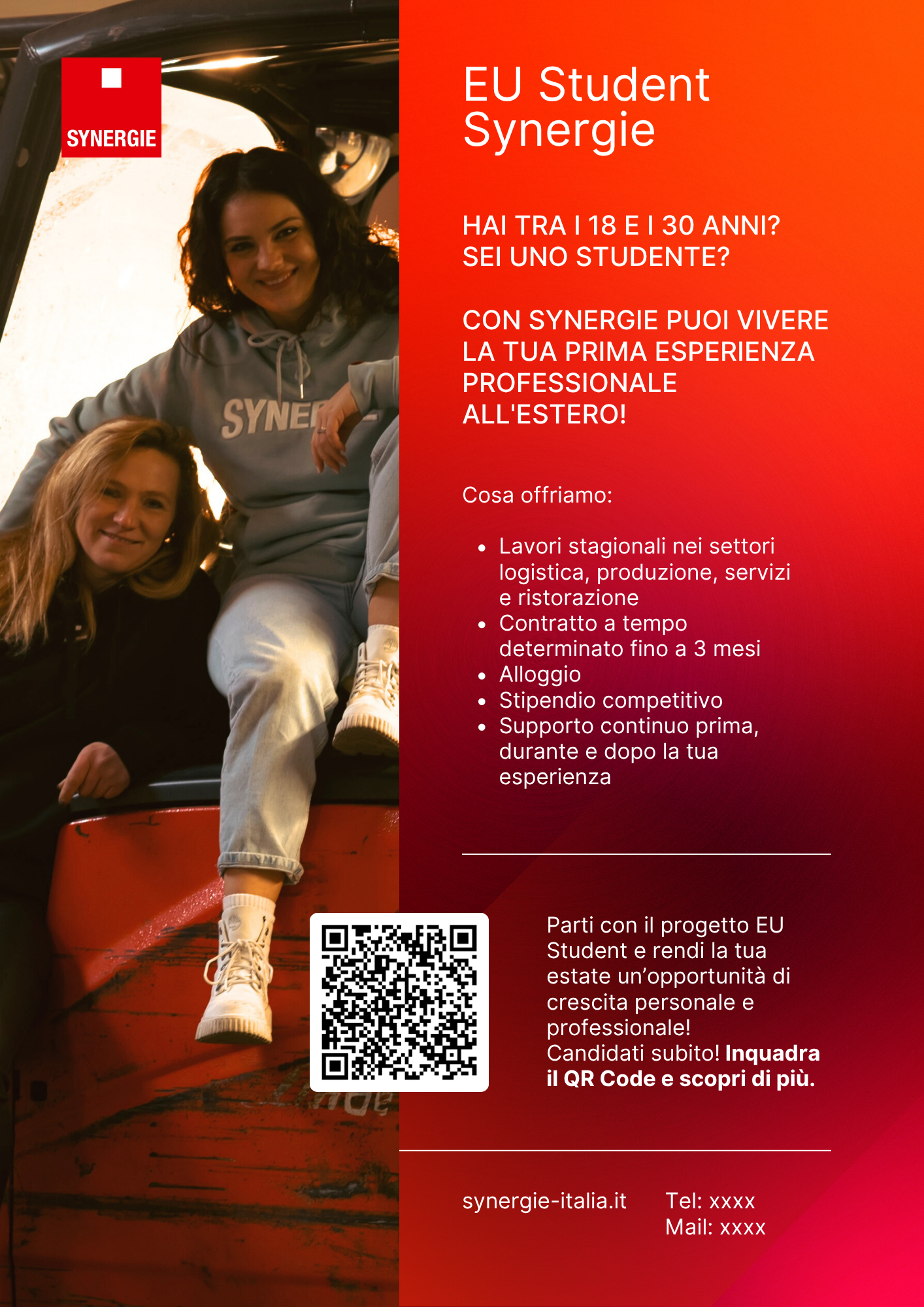 🗺 EU STUDENT SYNERGIE – LAVORA IN GERMANIA