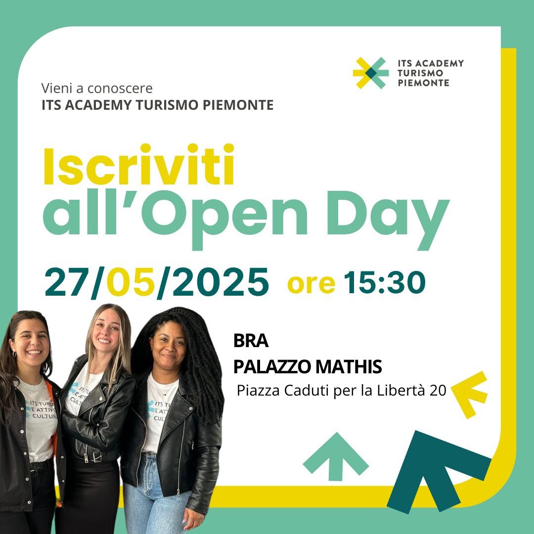 OPEN DAY ITS ACADEMY TURISMO ALL’INFORMAGIOVANI DI BRA