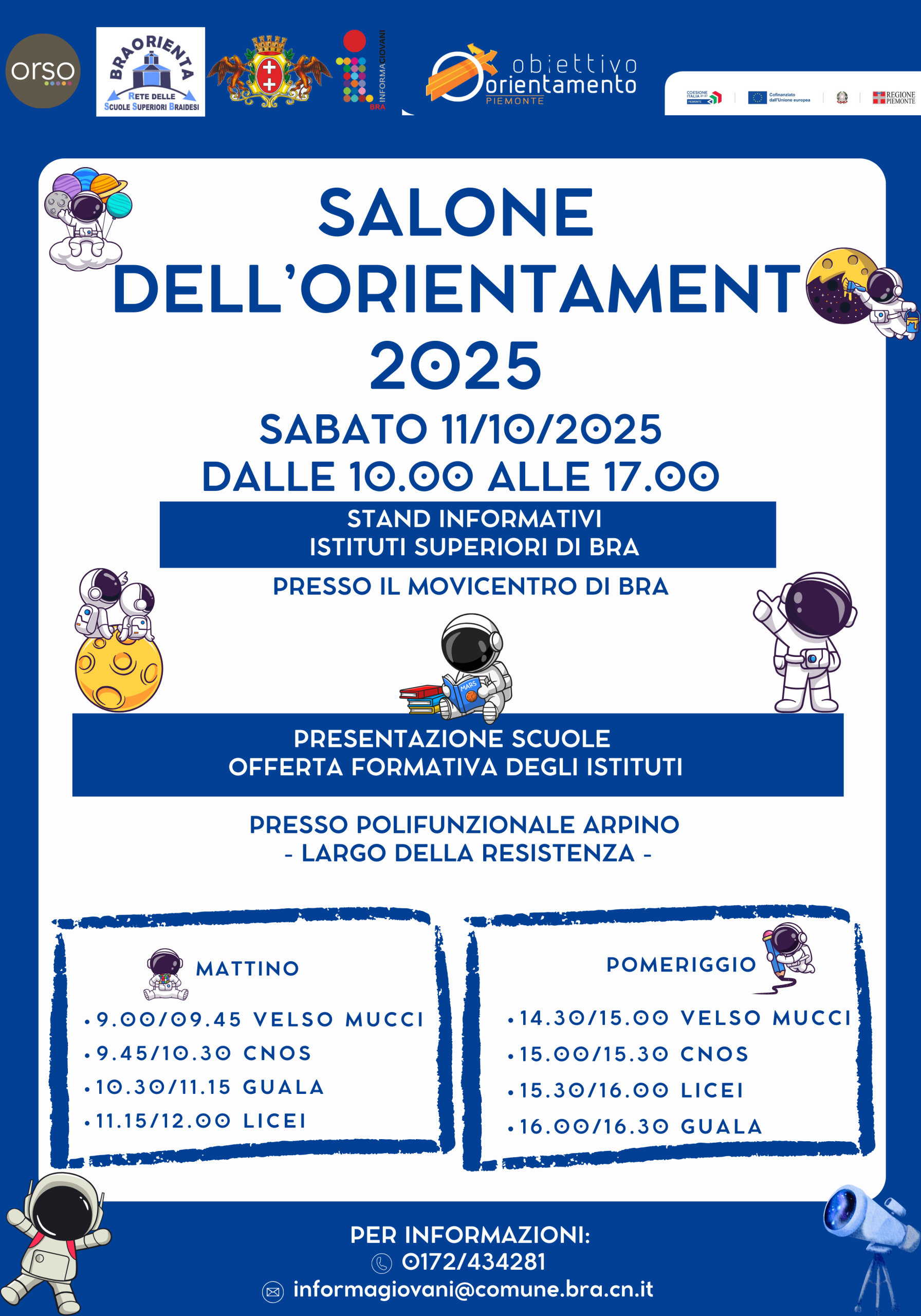 🧑‍🚀🧑‍🚀 SALONE DELL’ORIENTAMENTO 2025: COSA SCEGLIERE DOPO LA TERZA MEDIA!